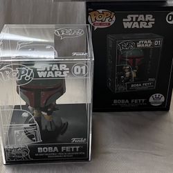 Funko Pop Figure Toy Star Wars Boba Fett Die-cast