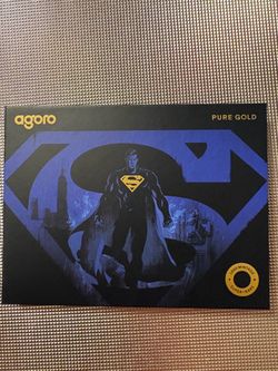 Agoro Superman 0.1 Gram Gold Emblem NIUE