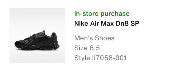 Nike Air Max DN8 LTR SP II7058 001 Size 8.5