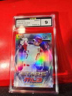2023 TOPPS STARS OF MLB #SMLB33 SHOHEI OHTANI SERIES 2 UCG 9 MINT