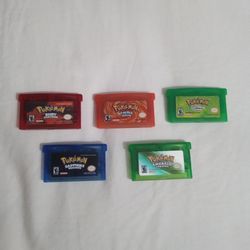 Pokemon Ruby/ Sapphire/ Emerald/ Fire Red/ Leaf Green For GBM GBA DS DSi