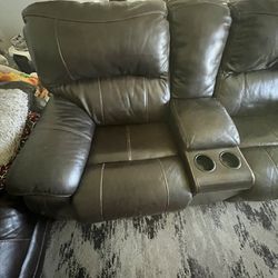 Leather Couches Reclining 