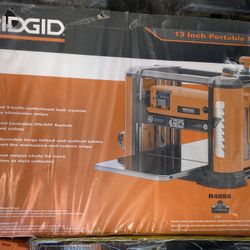 13” Triple Blade Ridgid Portable Planer
