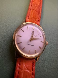 Vintage 1965 Omega Seamaster Automatic Ref 165.002 Gold Plated Cal 552 24J Watch
