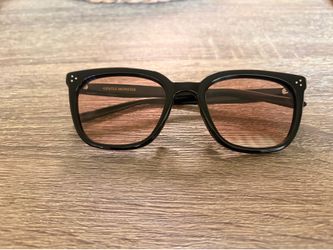 Original Gentle Monster Sunglasses. Black Frame. Pink Tinted Lenses.