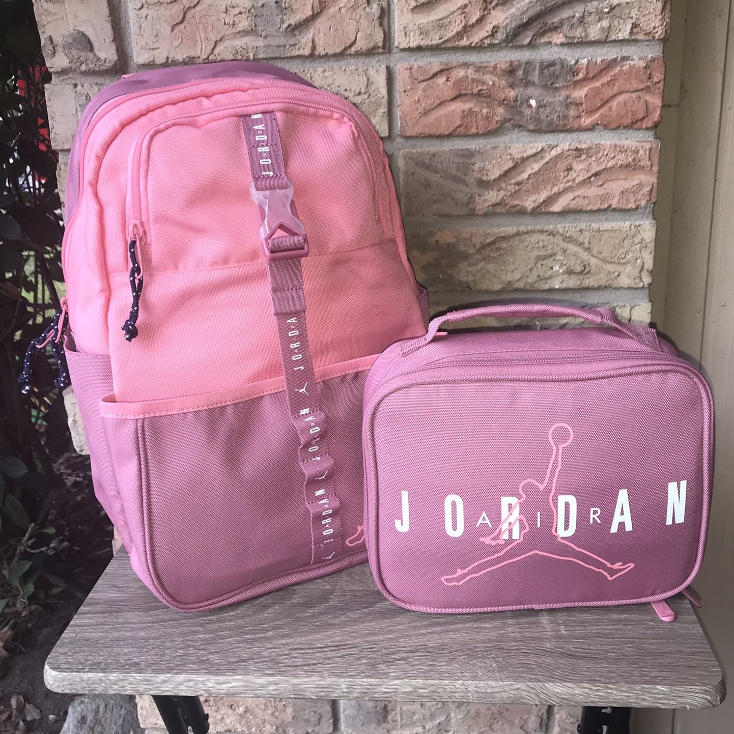 Jordan Air Jordan Pink Backpack And Lunch Pack NEW for Sale in