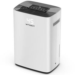 5500 Sq. Ft Dehumidifier for Basement, Wpsoert 80 Pints Dehumidifiers for Home Large Room, Intelligent Humidity Control, 6 L Water Tank with Drain Ho