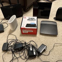 Various Modems And Wireless Routers