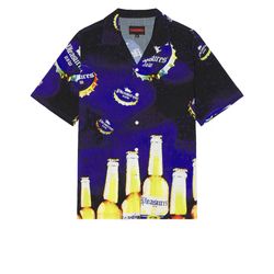 Pleasures Cerveza button down Men Large