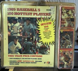 1989 - 100 of the Hottest Baseball Player Cards