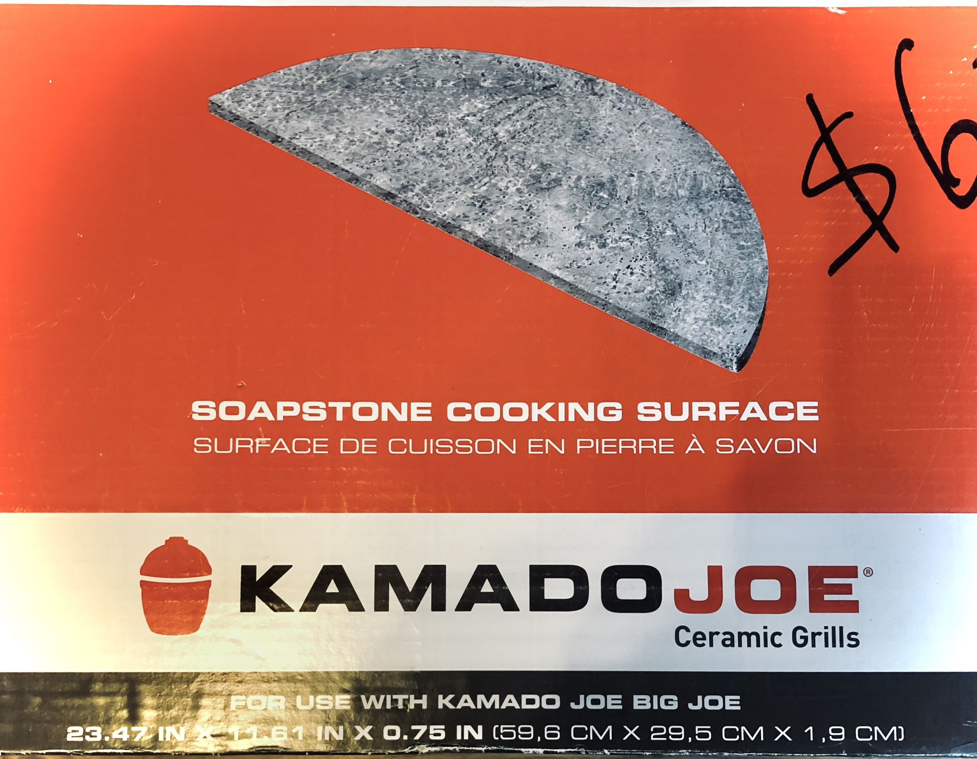 Stone Cooking Surface For Big green Egg & similar BBQ Grills