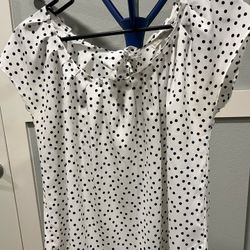 Women’s Lauren Conrad Polka Dot Sleeveless Blouse 