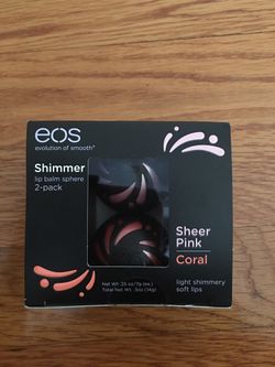 EOS 2-pc. Sheer Pink & Coral Lip Balm Sphere Set