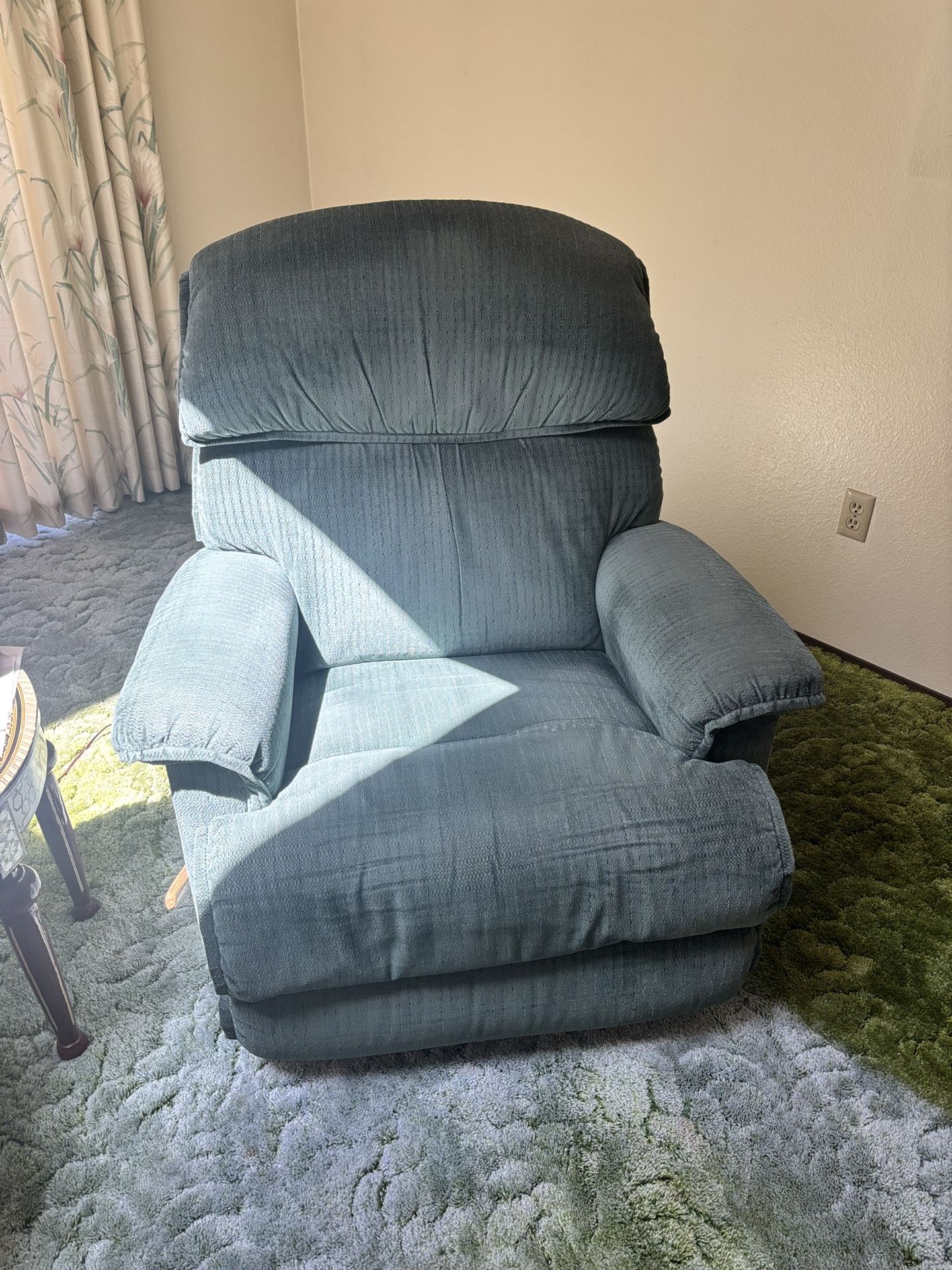 Teal Recliner/Rocker