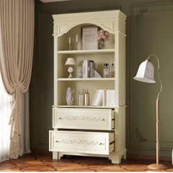 ❤️‍🔥 Vintage Book Shelf, 76.6" Tall