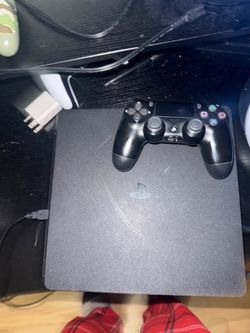 PS4 Slim Console with Controller
