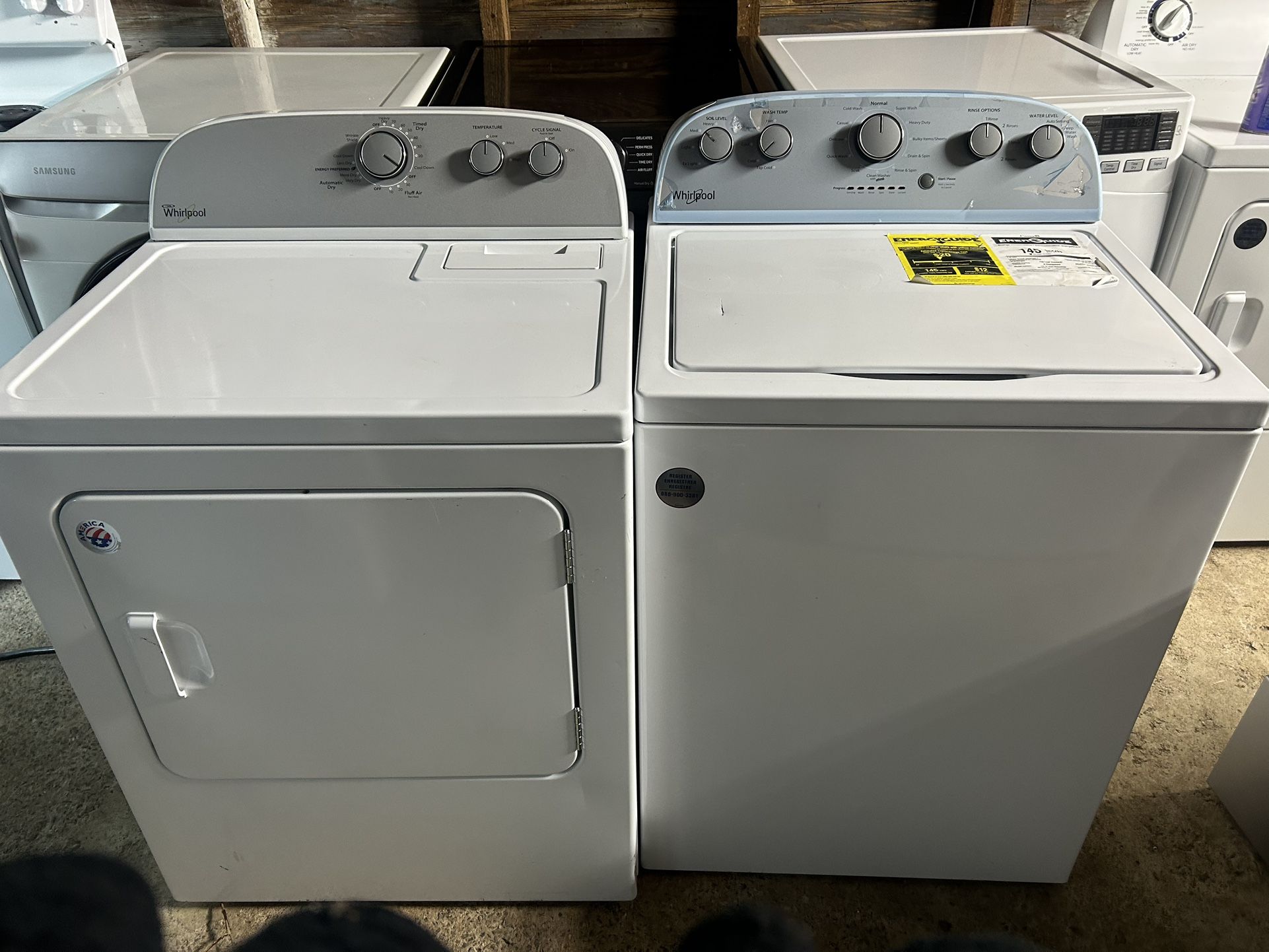 Set Washer And Dryer Whirlpool