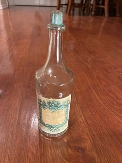 Vintage Pinaud Glass Bottle with Stopper