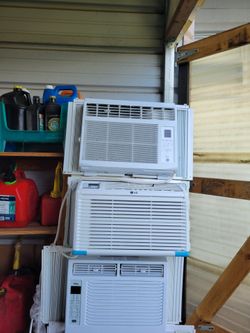 6k btu air conditioner, like new $90 ea.