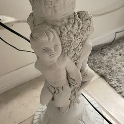 Vintage Cherub Marble Table