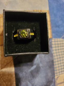 Black SS Size 13 Ring