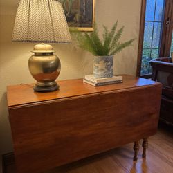 Early American Antique Console Table / Dining Table