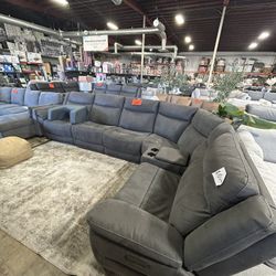 Fabric Reclining Sectional