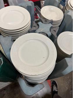 Restaurant grade plates