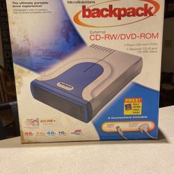 Microsolutions Backpack External CD-RW/DVD-ROM