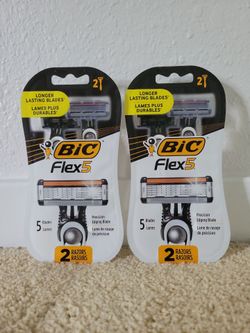 🪒 Men's Bic Flex 5 Razors 2pk • $5 each