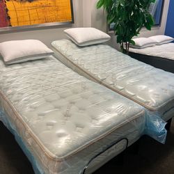 🔥saatva split king adjustable set $1799🔥