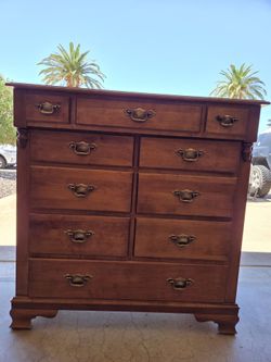 Vintage Tell City Solid Maple Dresser & Quality Furniture Lot