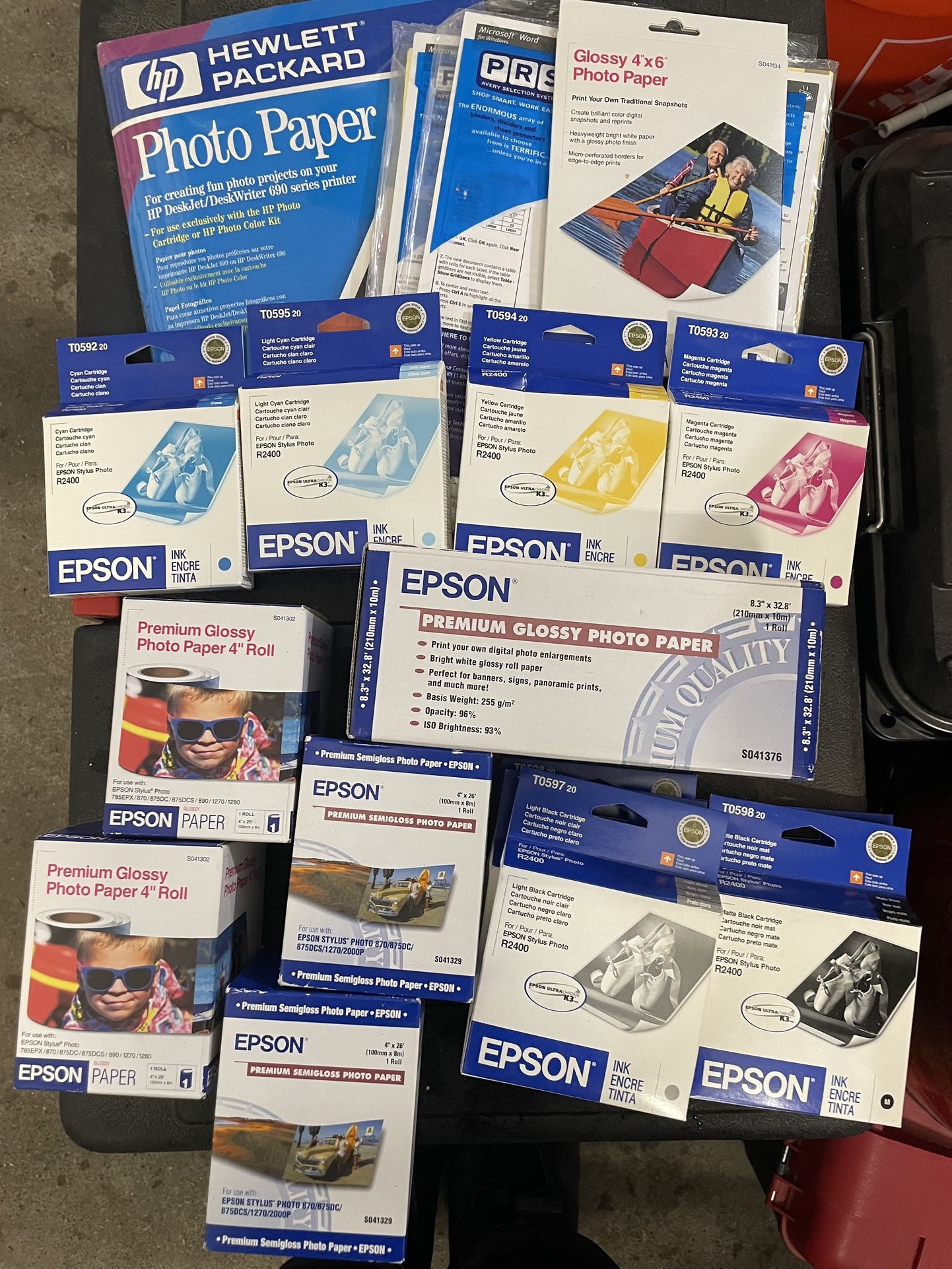 Epson Stylus Photo Paper And Printer Ink Cartridges