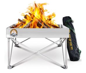 Campfire Defender Protect Preserve Camping Outdoor Easy Set Up Pop-Up Fire Pit