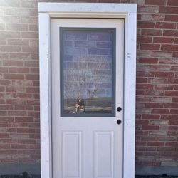 Exterior Trim Door 32”x 80” With 1in X 4in Trim Around