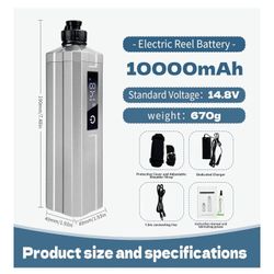 10,000 mAh Super Mini Electric Fishing Reel Battery