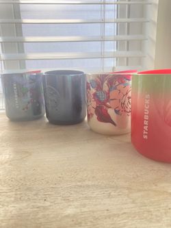 Starbucks cups/ mugs without handles