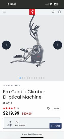 pro cardio climber elliptical machine