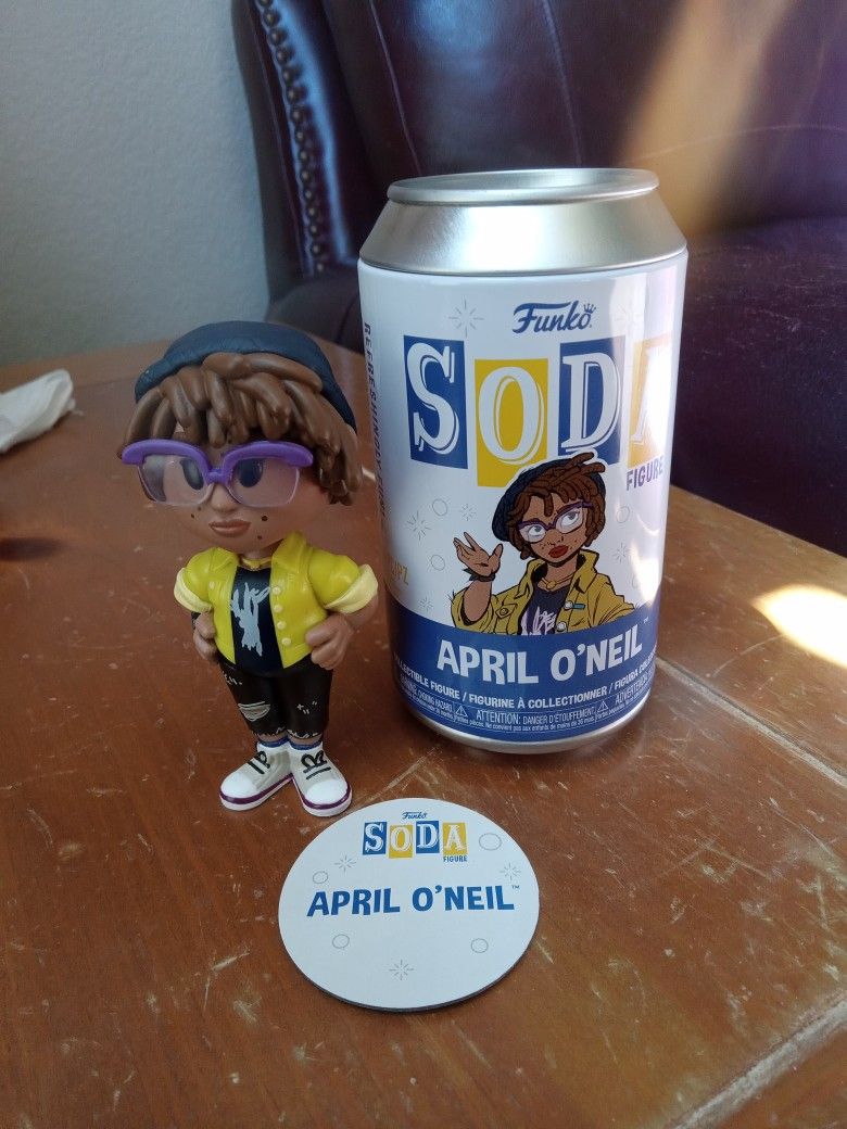 April O'Neil Funko Soda. Ninja Turtles