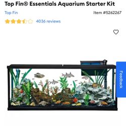 Brand New Top Fin Essential Kit 70 Gallon Fish Tank 