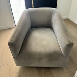 Restoration Hardware Italian Swivel Armchair