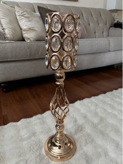 40 Total New Gold and Crystal  Centerpieces