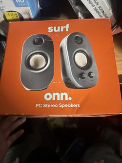 onn. pc stereo speakers