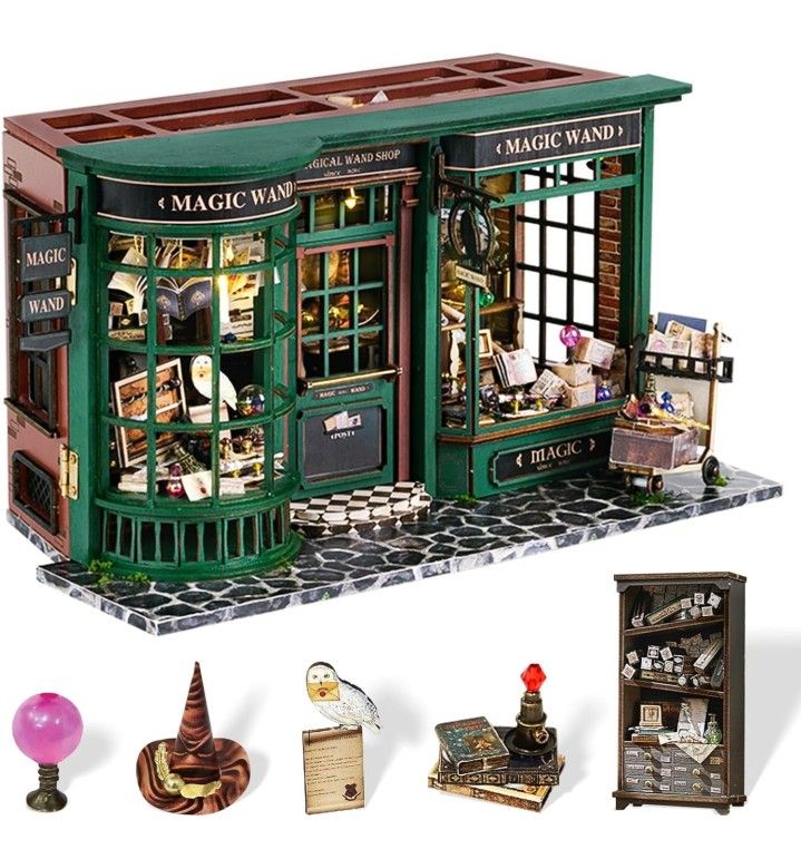 The Magic House DIY Miniature Kit – Magic Theme Cabin – Brand New