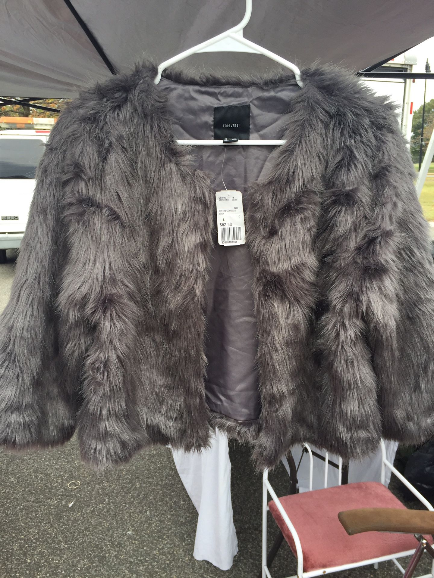 Forever 21 fur coat