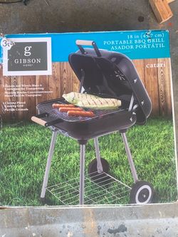 Gibson Home Catari 18” Portable BBQ Grill