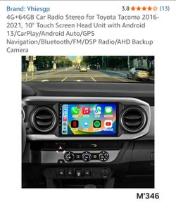 Toyota Tacoma 2016-2021 Android Car Stereo. (M'346)
