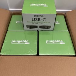 Plugable USB C Dock with 85W Charging Compatible with Thunderbolt 3 and USB-C MacBooks and Select Windows Laptops (HDMI up to 4K@30Hz, Ethernet, 4X US