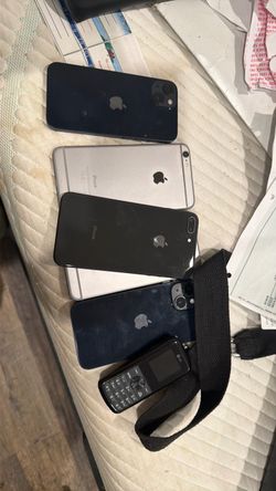 I phones iPhones and 1 LG Phone