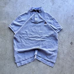 Polo Ralph Lauren Gray Polo Bear Custom Fit Shirt 